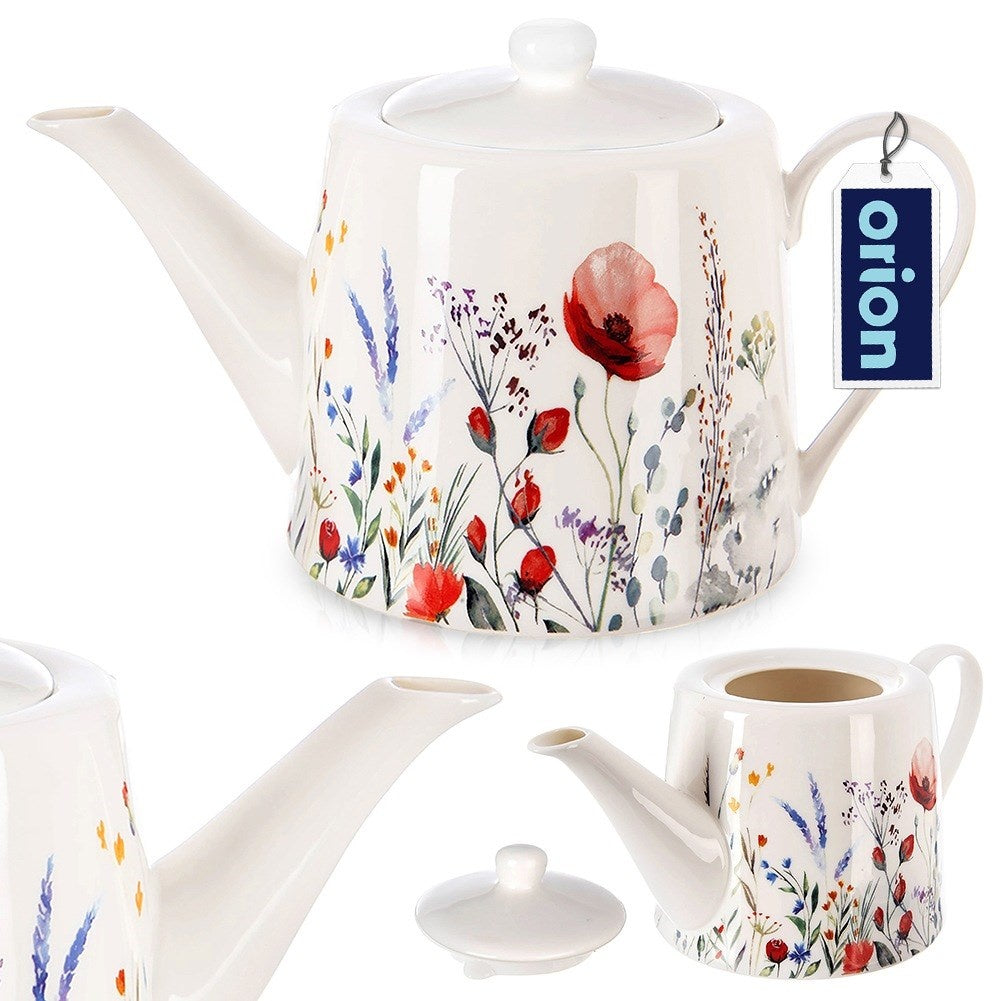 Coffee and tea pot porcelain MAKI 1 l