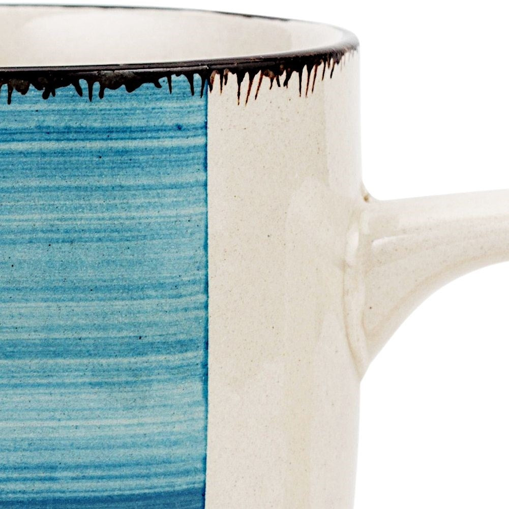 Coffee cup with convenient handle for microwave and dishwasher