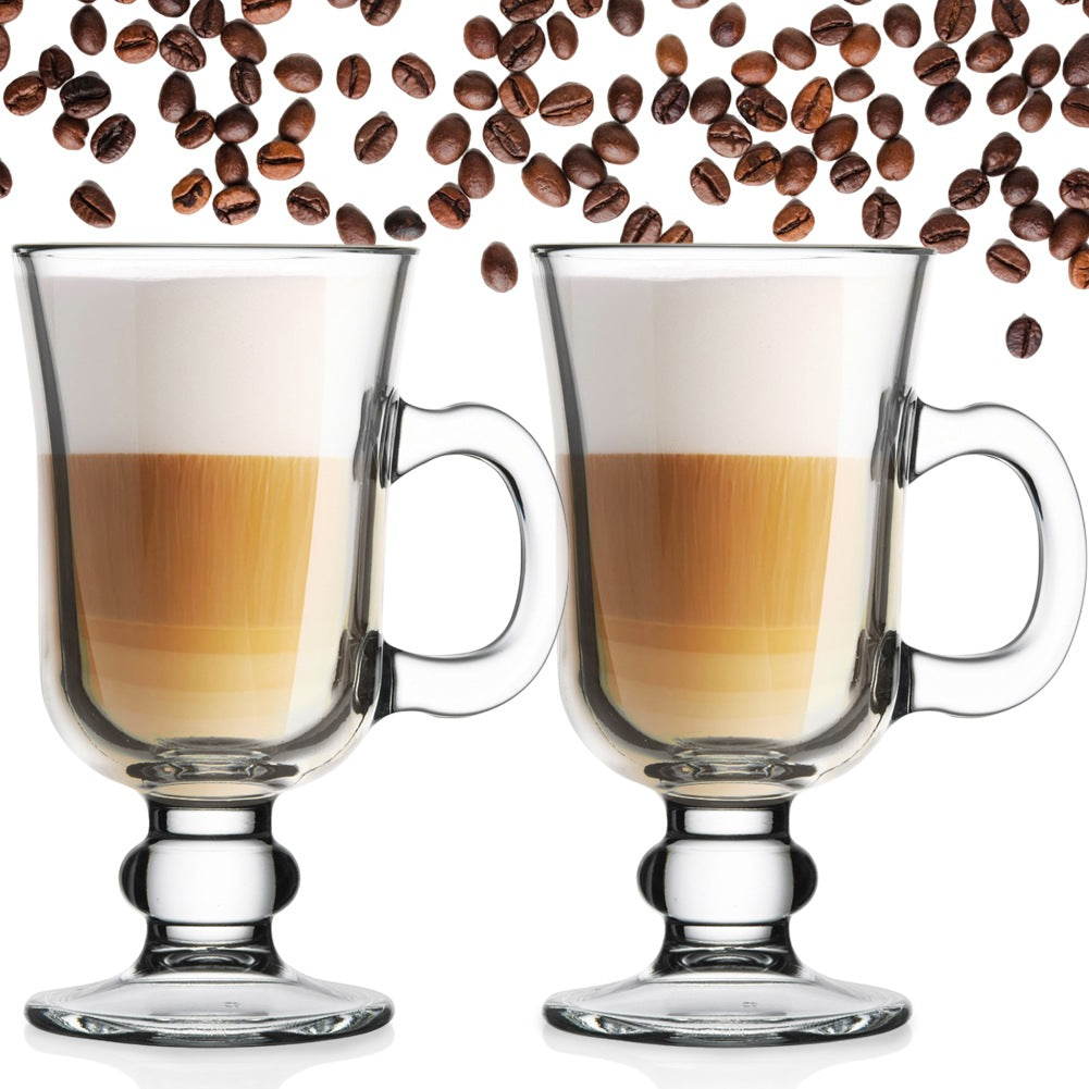 Coffee latte glasses 230 ml 2 pcs.