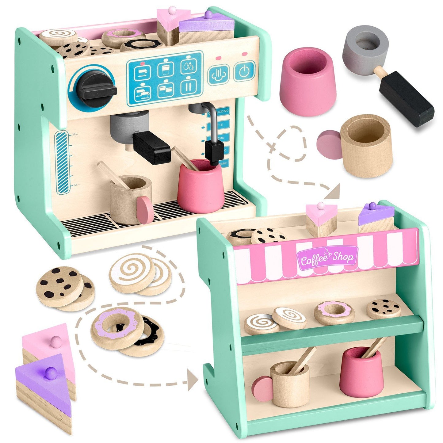Coffee maker and confectionery Ricokids 785100 Mint green