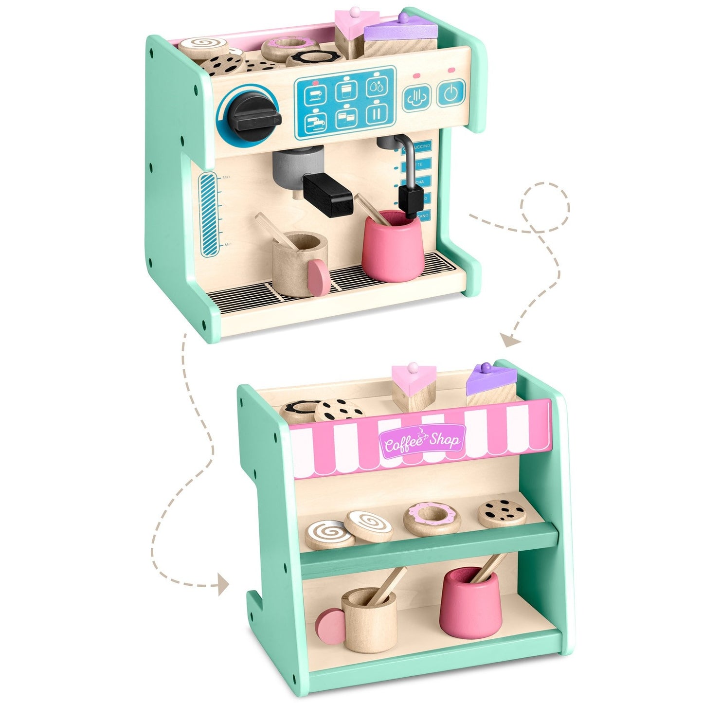 Coffee maker and confectionery Ricokids 785100 Mint green