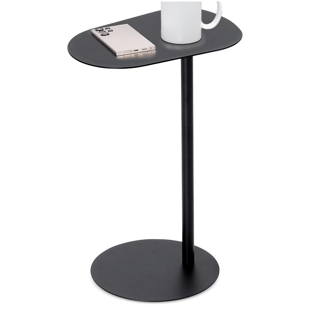 Coffee table metal black side 35x25x53 cm