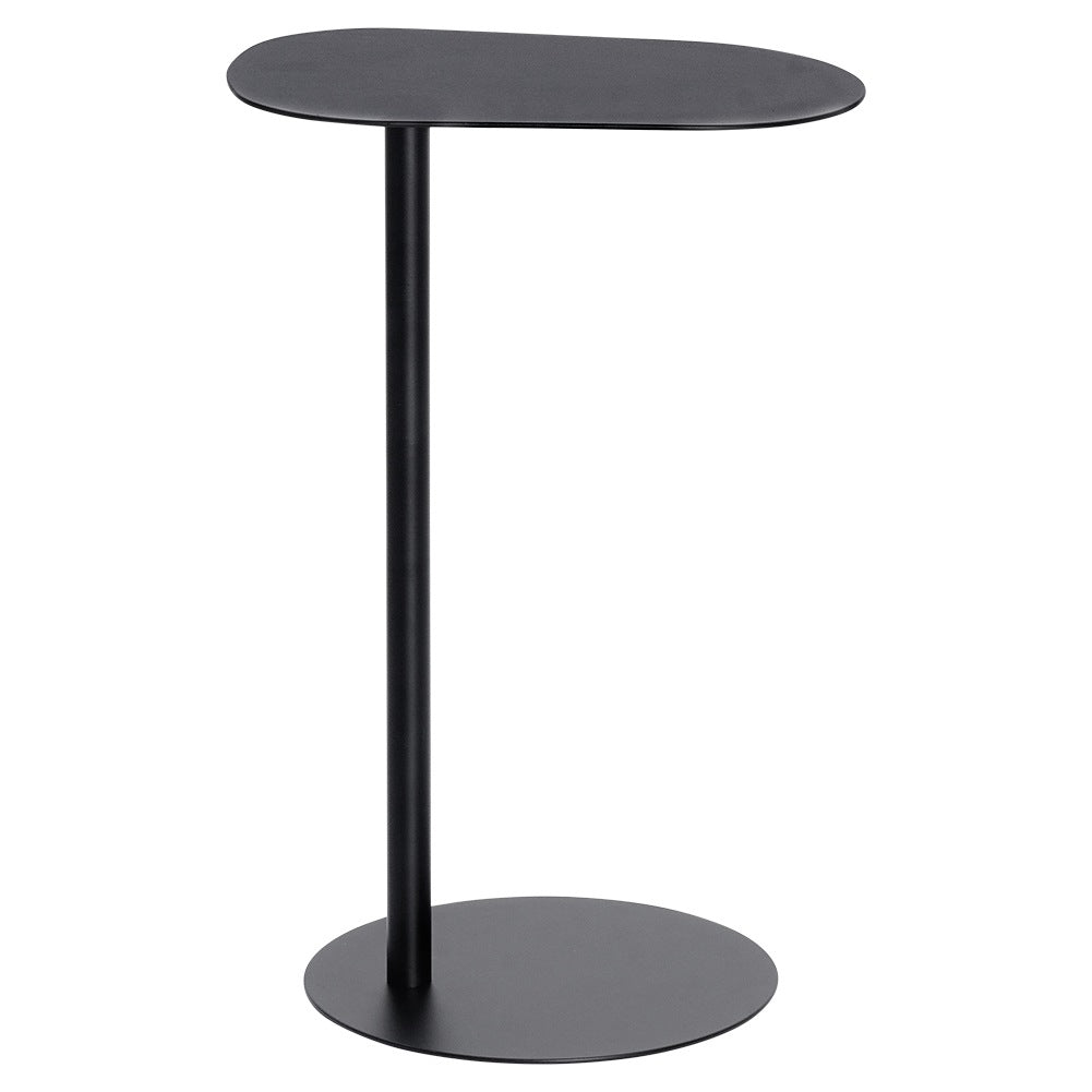 Coffee table metal black side 35x25x53 cm