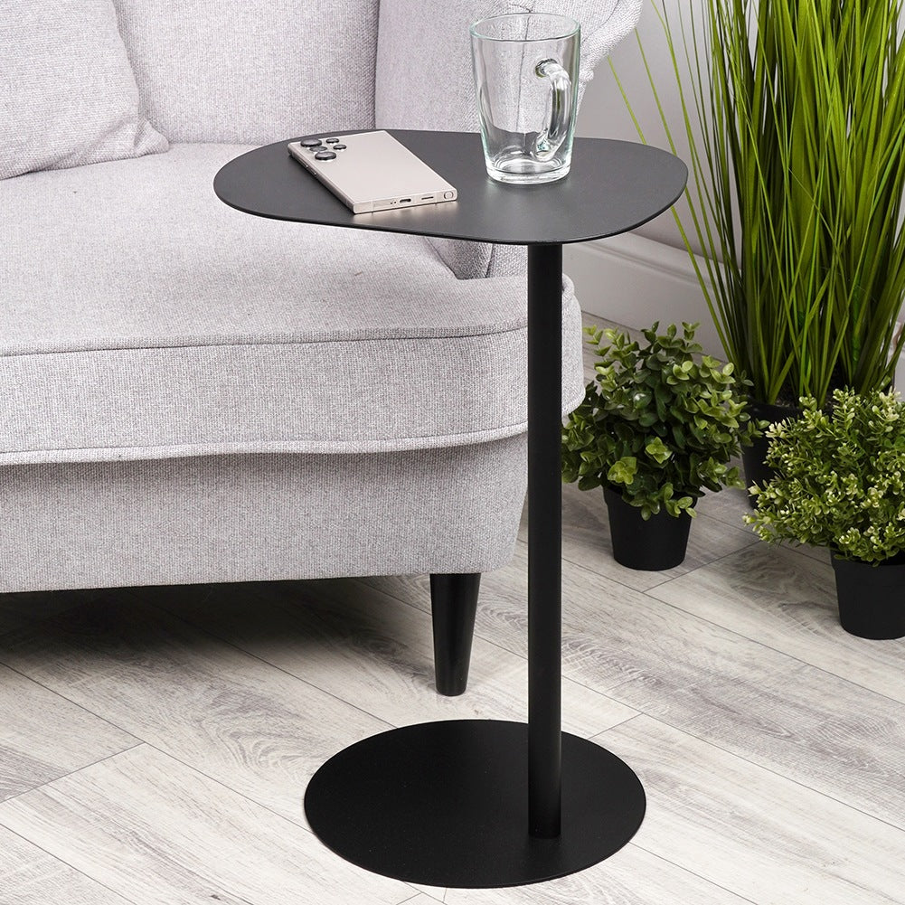 Coffee table metal black side 35x25x53 cm