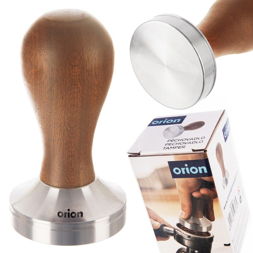 Coffee tamper steel wooden tamper 5x9.5 cm