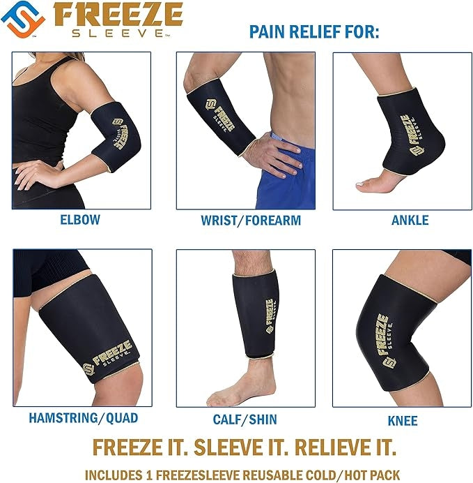 Cold Therapy Sleeve XXL for Knees, Shoulders, Ankles