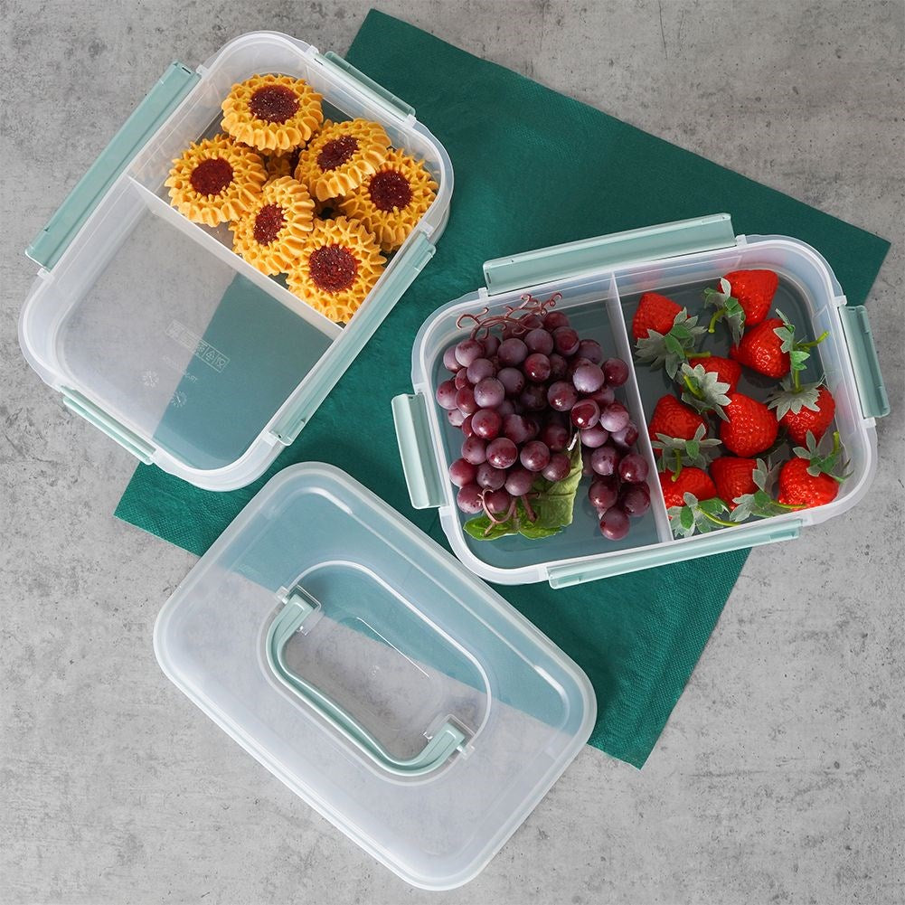 Cold cuts and cheese container, 2-level, 2x 1.8 l, 2 pcs.