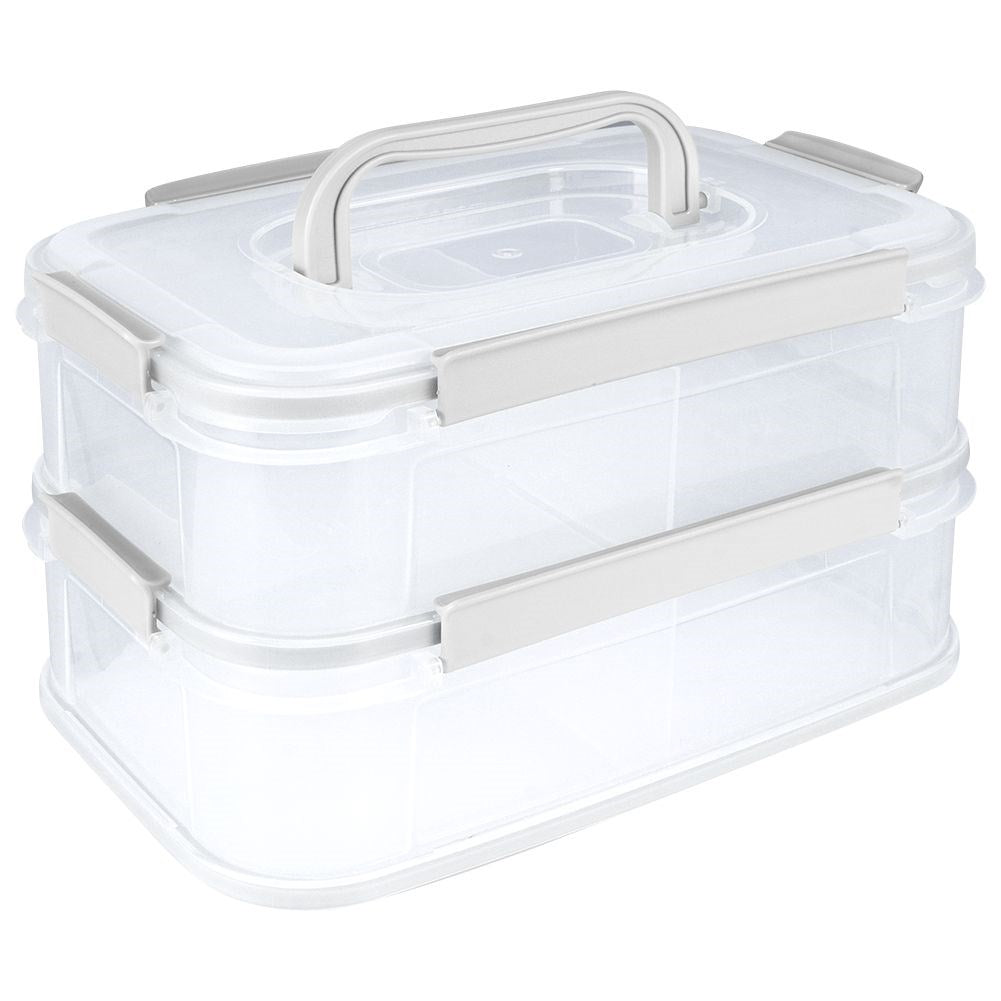 Cold cuts and cheese container, 2-level, 2x 1.8 l, 2 pcs.