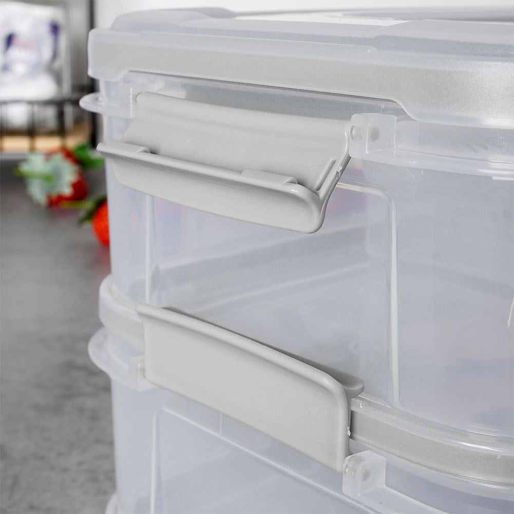 Cold cuts and cheese container, 2-level, 2x 1.8 l, 2 pcs.
