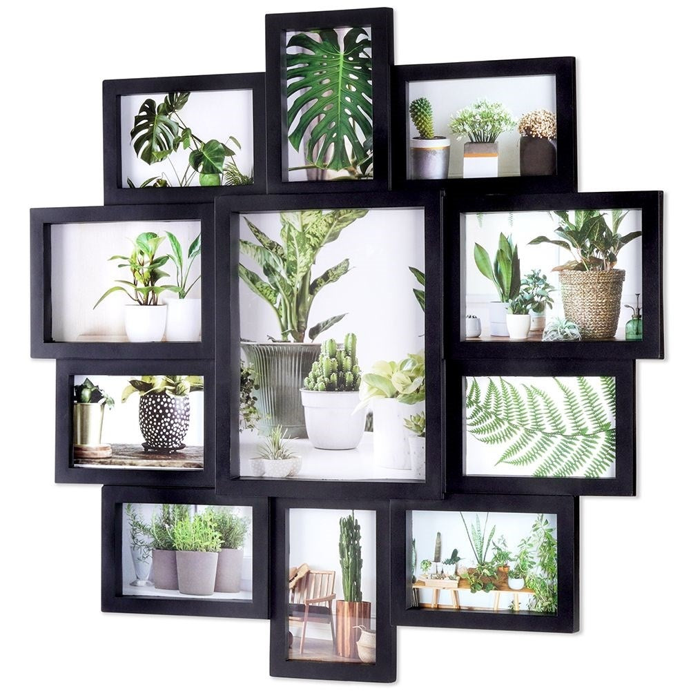 Collage Frame: Display 11 Photos Memories in Stylish Black Design