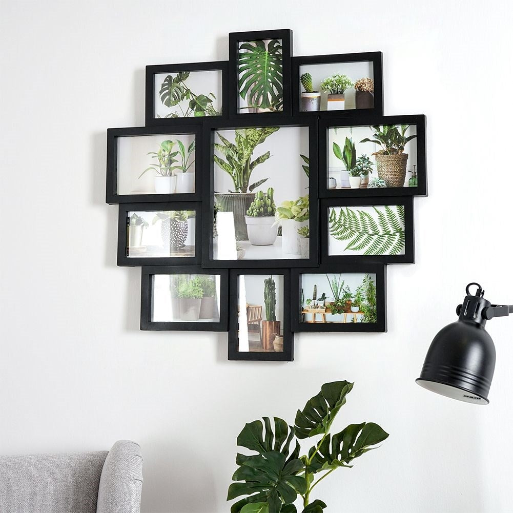 Collage Frame: Display 11 Photos Memories in Stylish Black Design