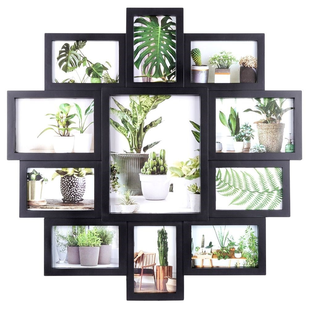 Collage Frame: Display 11 Photos Memories in Stylish Black Design