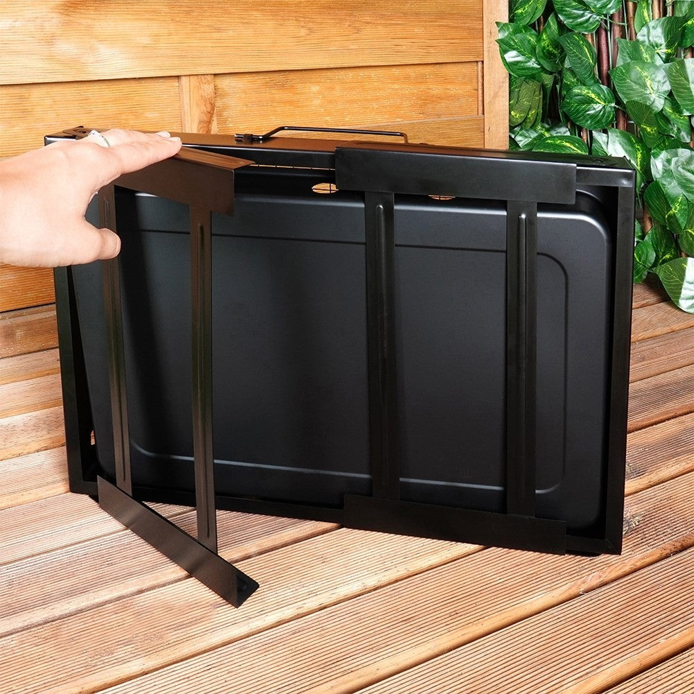 Collapsible Charcoal Grill for Home and Outings
