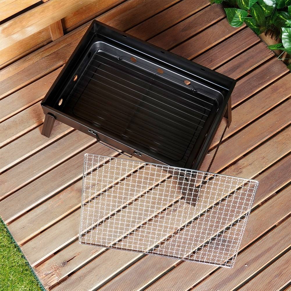 Collapsible Charcoal Grill for Home and Outings