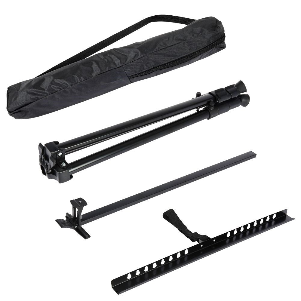 Collapsible Easel with Adjustable Height and Carrying Case
