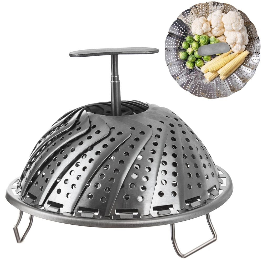 Collapsible Steam Insert for Steaming Food