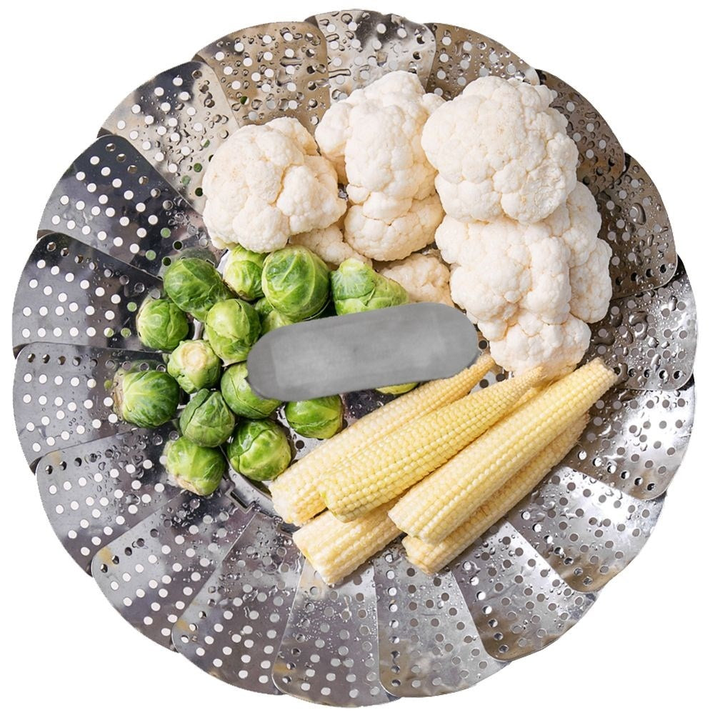Collapsible Steam Insert for Steaming Food