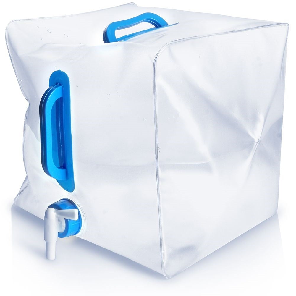 Collapsible Water Tank with Faucet for Outdoor Adventures