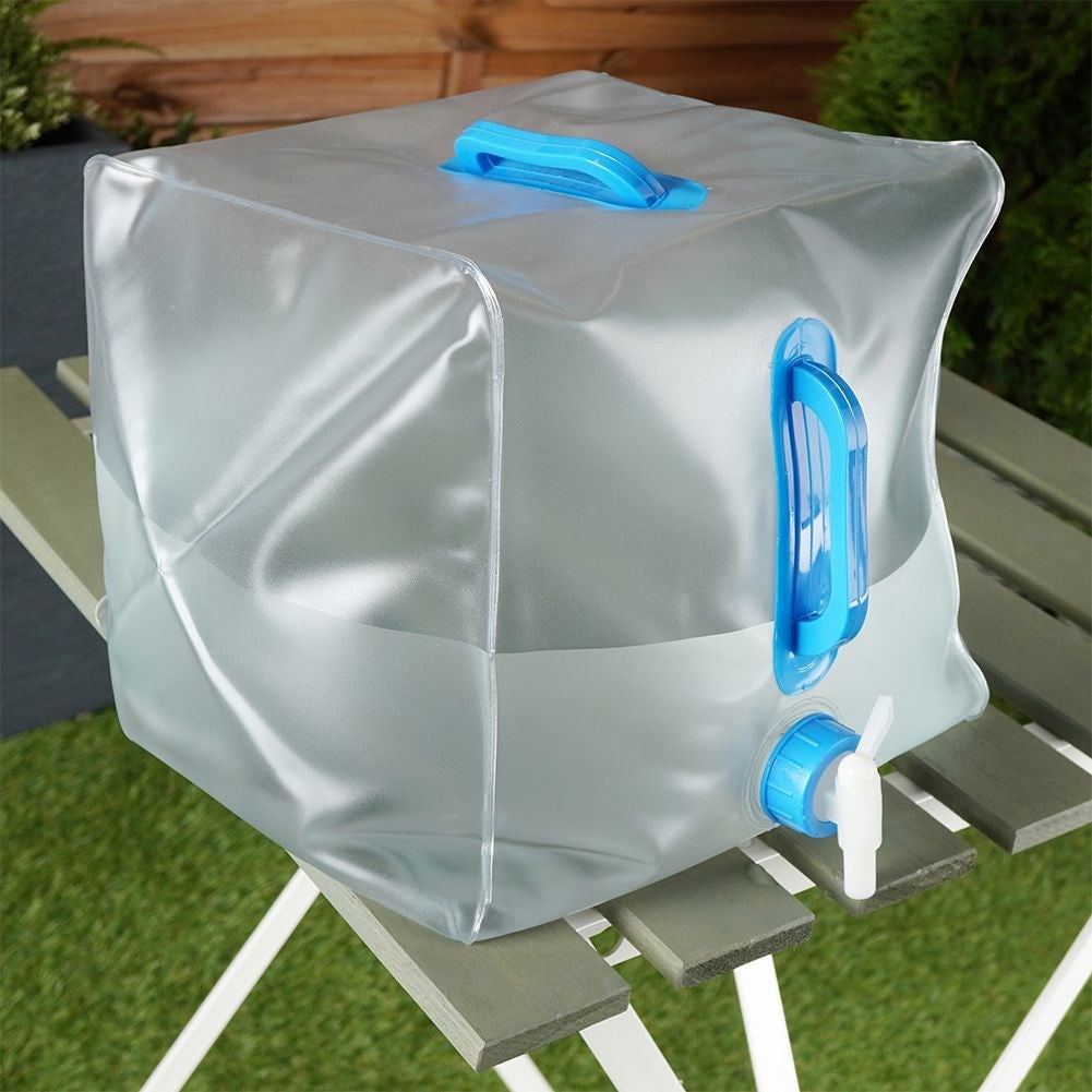Collapsible Water Tank with Faucet for Outdoor Adventures