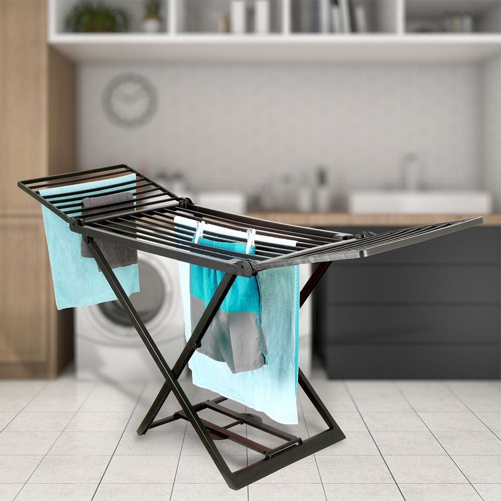Collapsible and durable drying rack for clothes