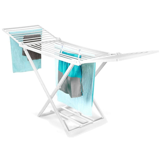 Collapsible and robust drying rack for laundry