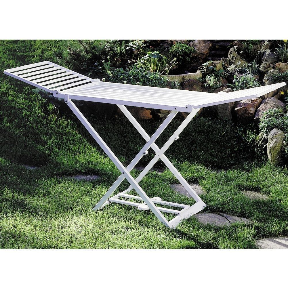 Collapsible and robust drying rack for laundry