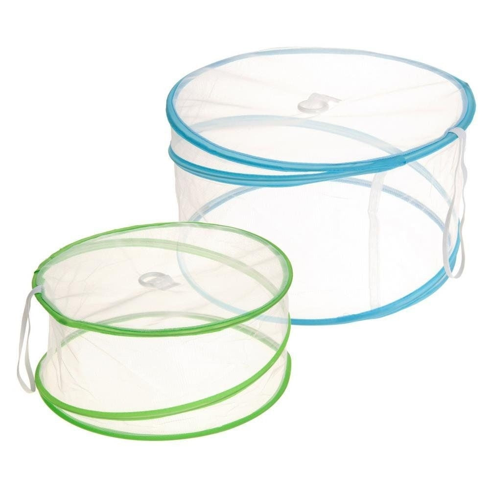 Collapsible insect protection net for food, 2 sizes