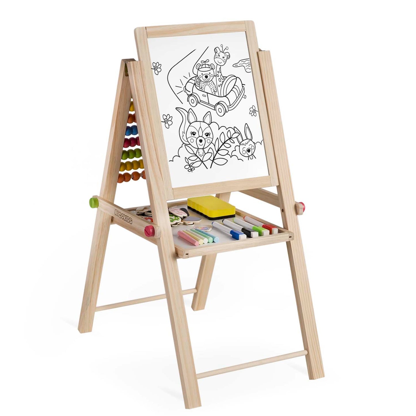 Collapsible magnetic chalkboard Ricokids
