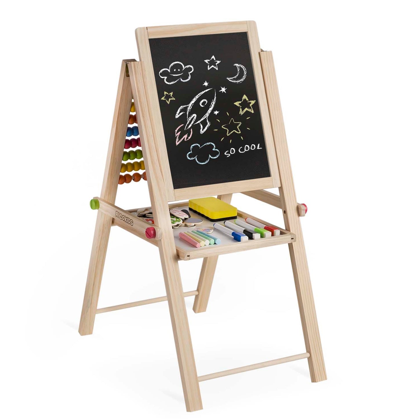 Collapsible magnetic chalkboard Ricokids