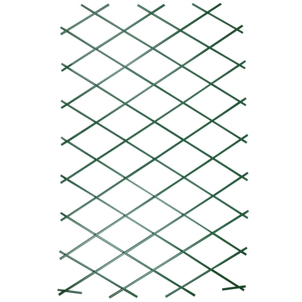 Collapsible plastic garden support for climbing plants