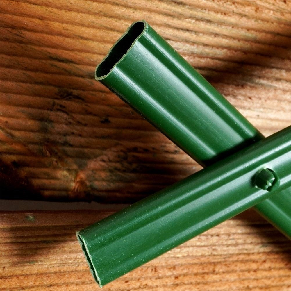 Collapsible plastic garden support for climbing plants