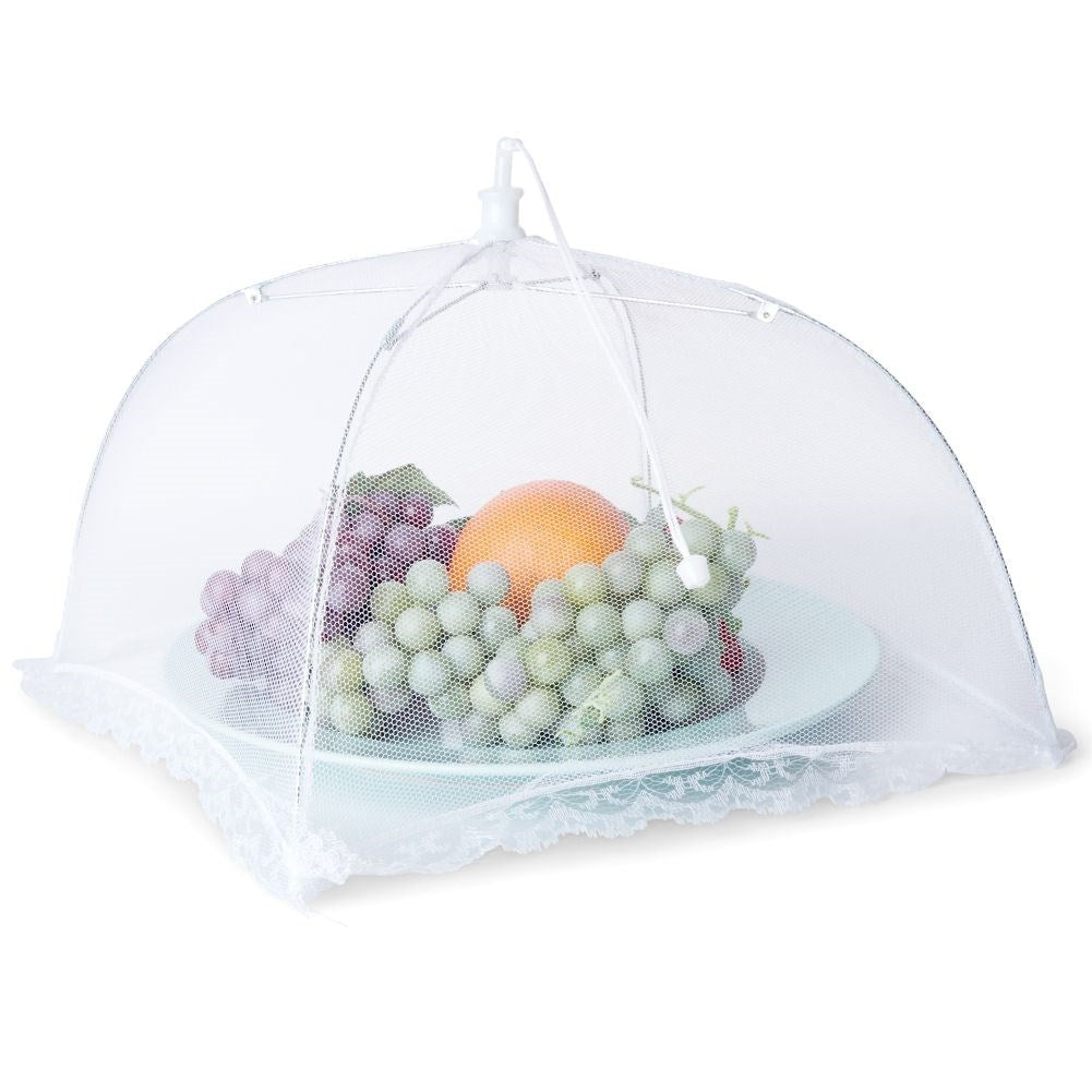 Collapsible safety net for food - indoor/outdoor use