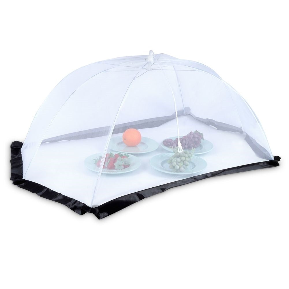 Collapsible safety net for food - indoor/outdoor use