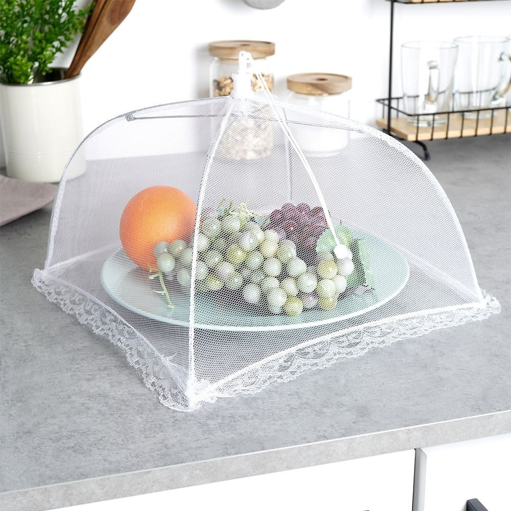 Collapsible safety net for food - indoor/outdoor use