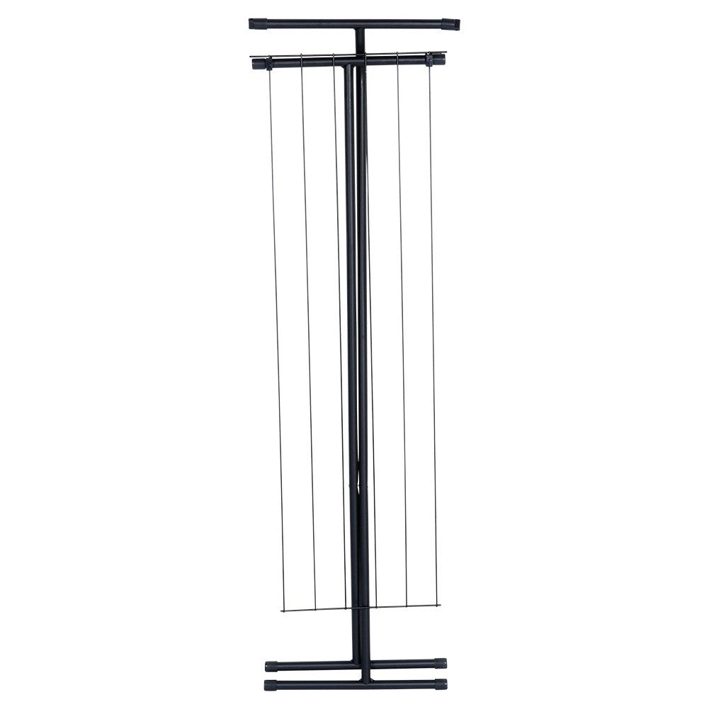 Collapsible, weatherproof drying rack for laundry