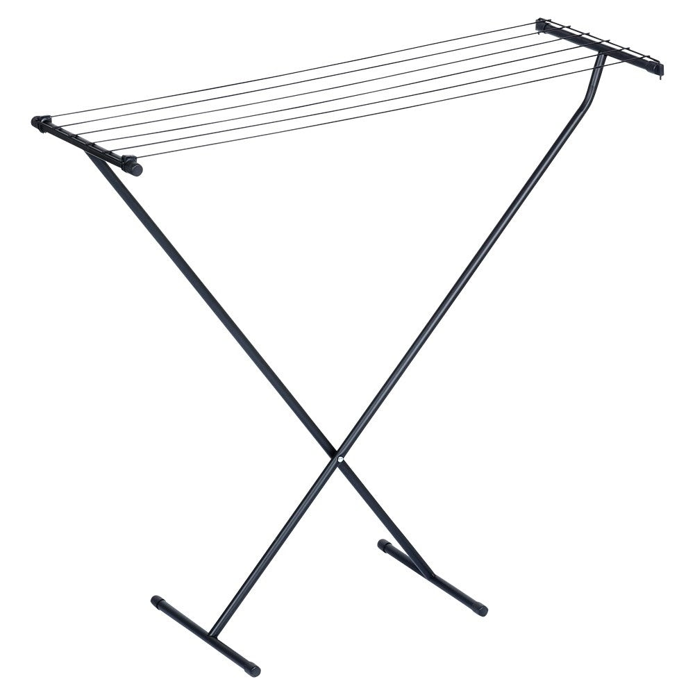 Collapsible, weatherproof drying rack for laundry