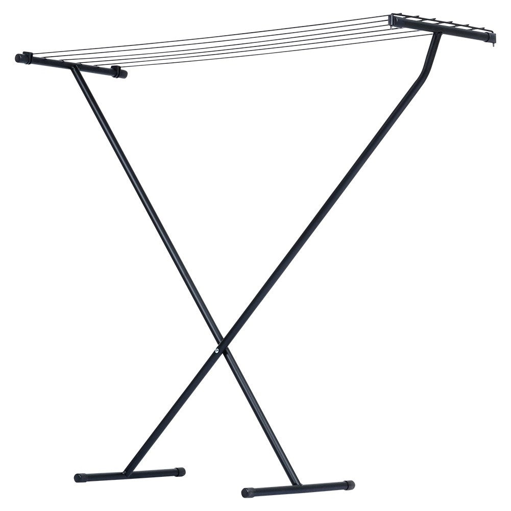 Collapsible, weatherproof drying rack for laundry
