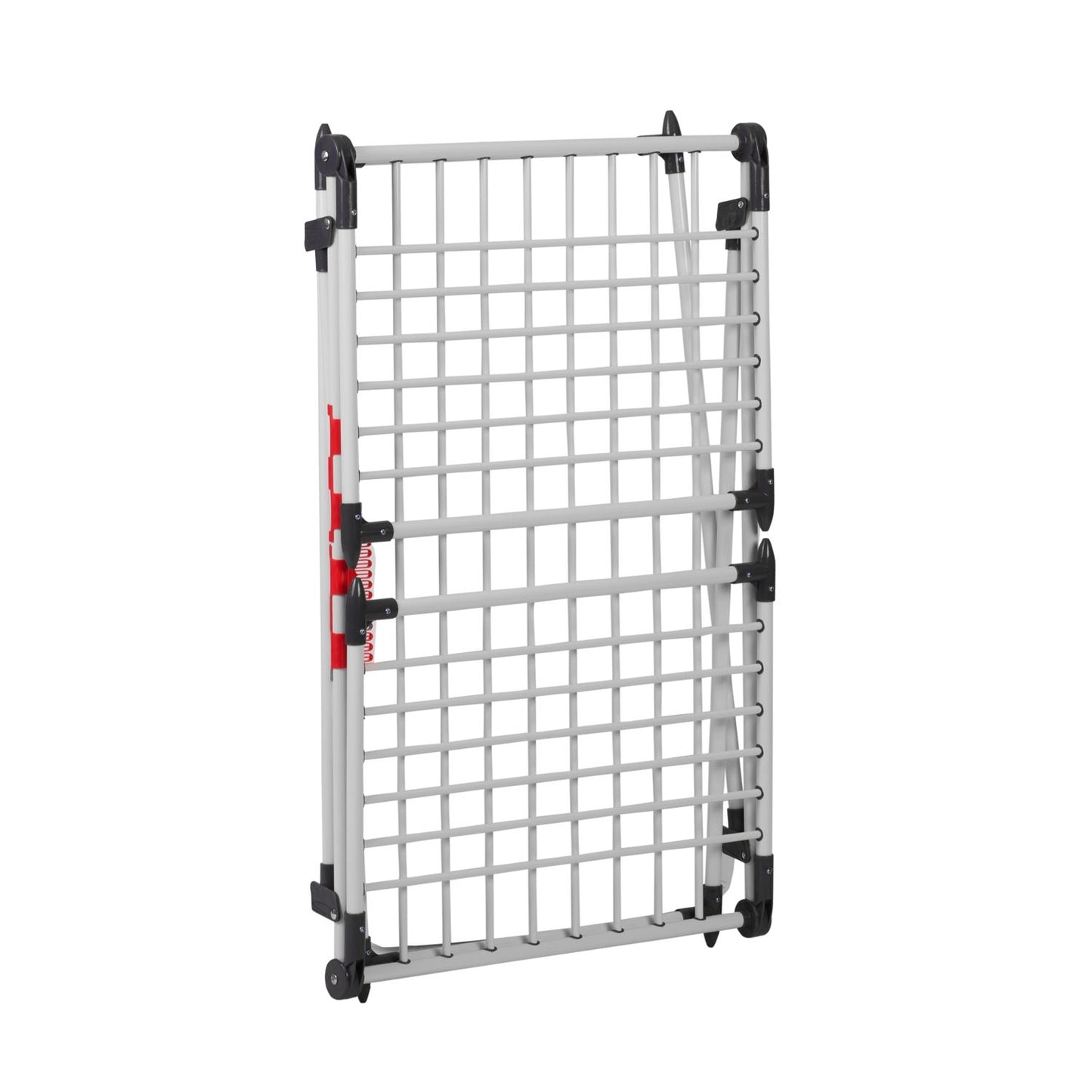 Collapsible white drying rack Debora, 19 m drying length