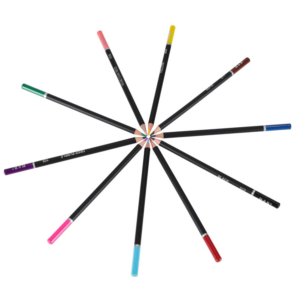 Colored Pencil Set with Case – 120 Pieces