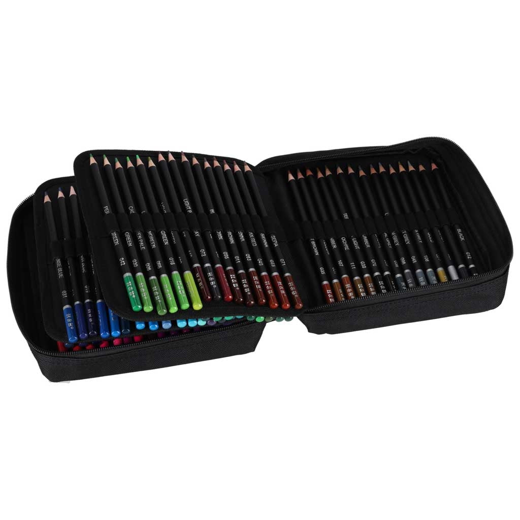 Colored Pencil Set with Case – 120 Pieces