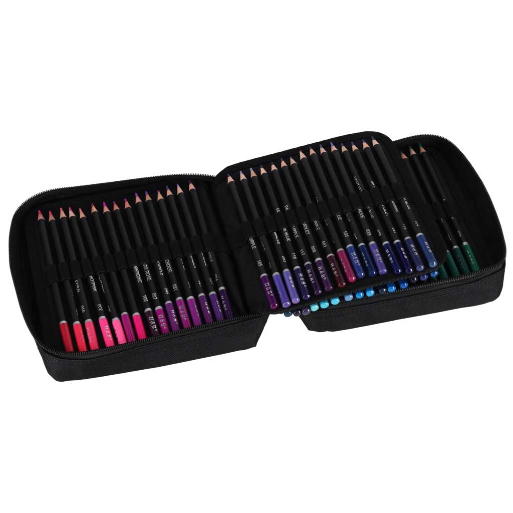 Colored Pencil Set with Case – 120 Pieces
