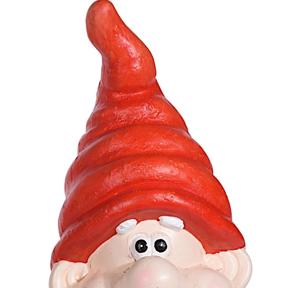 Colorful Ceramic Garden Santa - Weather Resistant Decor