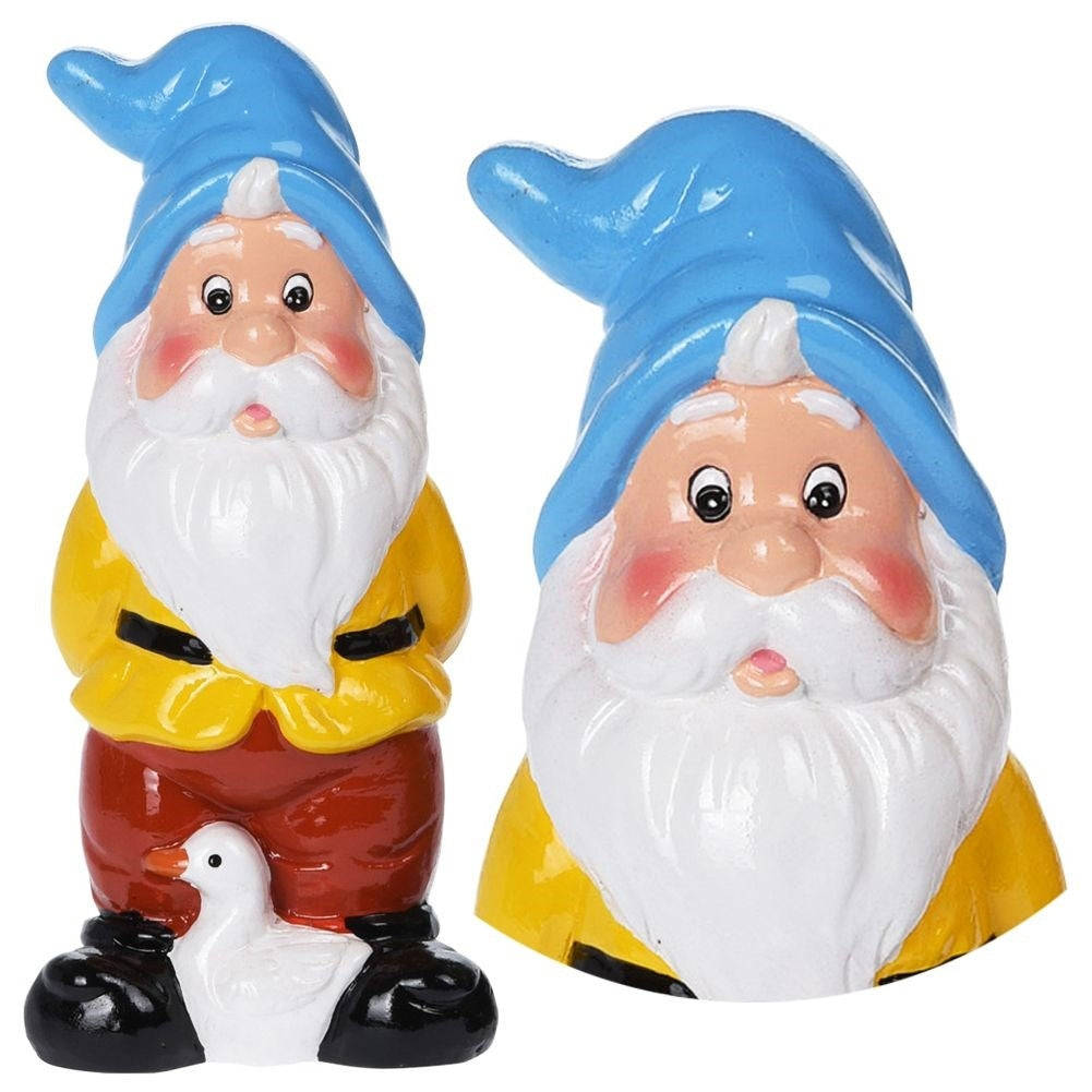 Colorful Ceramic Garden Santa - Weatherproof