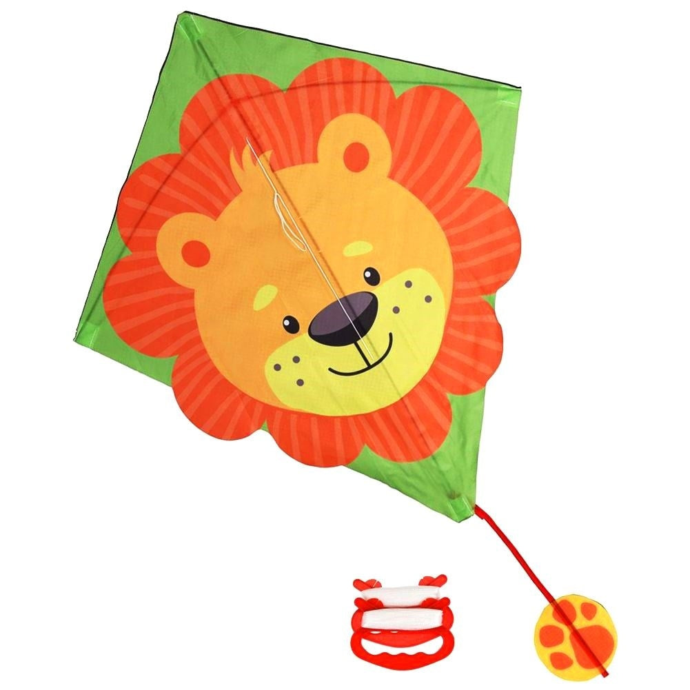 Colorful Dragon with Lion motif and 30 Meter Line