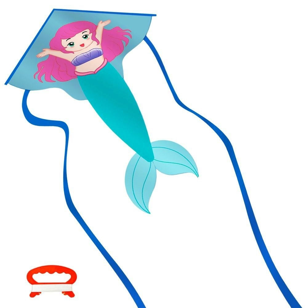 Colorful Dragon with Mermaid motif and 36m Line