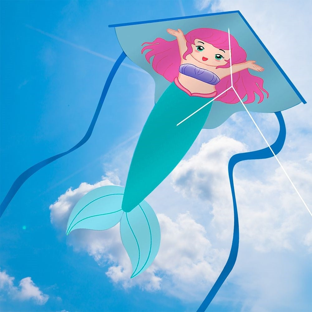 Colorful Dragon with Mermaid motif and 36m Line