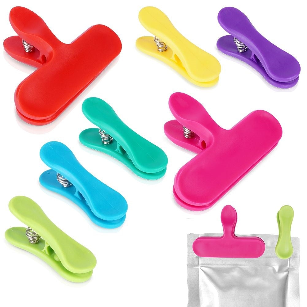 Colorful Easter clips - Seven pack for tight closure