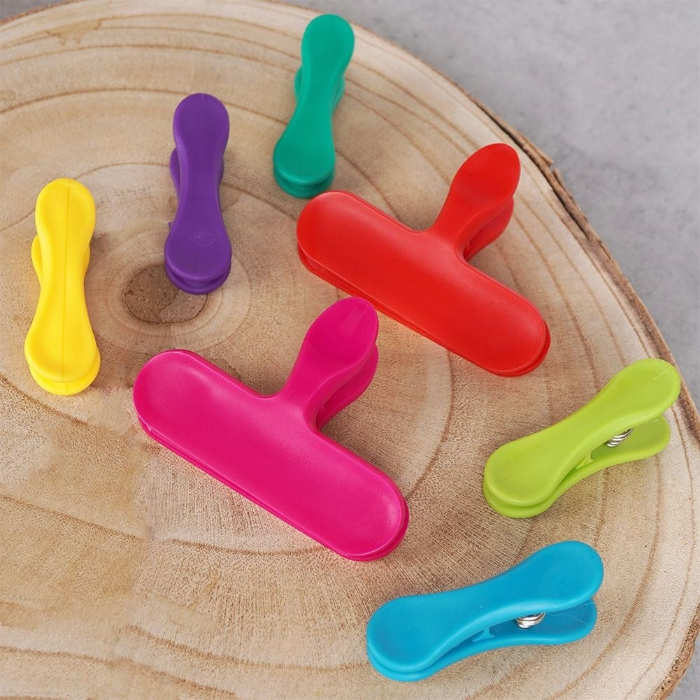 Colorful Easter clips - Seven pack for tight closure