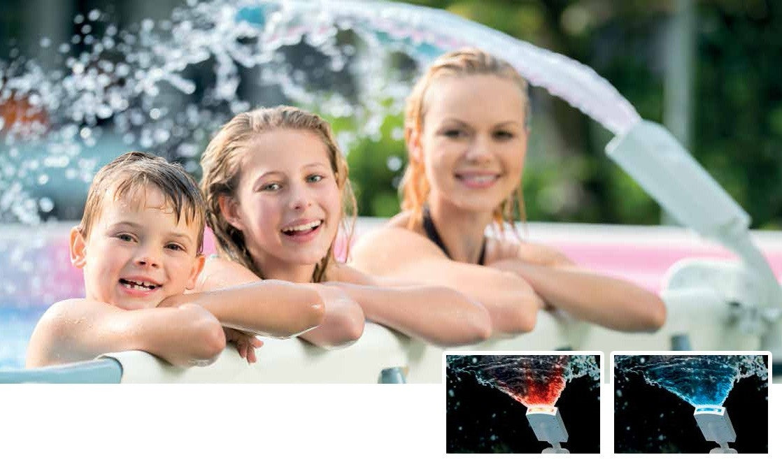 Colorful LED washer INTEX 28089