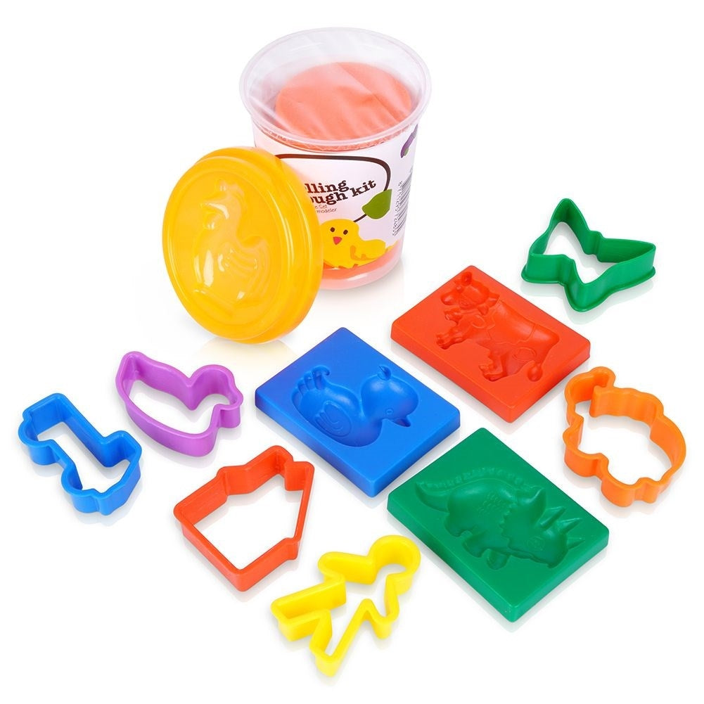 Colorful Play Clay with Neon Colors and Shapes